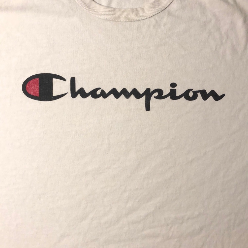 White Champion Tee XL